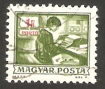 Stamps Hungary -  operadora de tele-fax