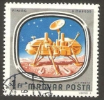 Stamps : Europe : Hungary :  nave viking en marte