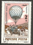 Stamps Hungary -  452 - carrera entre coche y globo