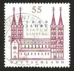 Stamps Germany -  2403 - 1000 anivº de la diócesis de Bamberg