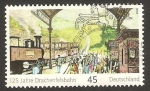 Stamps Germany -  125 anivº del tren cremallera drachenfels