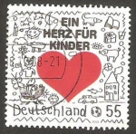 Stamps : Europe : Germany :  corazón y dibujos infantiles