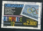 Sellos del Mundo : America : Uruguay : Olimphylex 92'