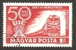 Sellos de Europa - Hungr�a -  2256 - locomotora diesel