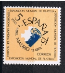 Stamps Spain -  Edifil  2175  Esposición Mundial de Filatelia ESPAÑA 75  y Año Inter. de la Filatelia juvenil. 