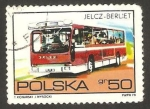 Sellos de Europa - Polonia -  autocar jelcz berliet