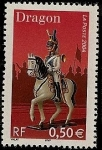 Stamps France -  Guardia Imperial - Dragón