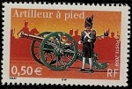 Sellos de Europa - Francia -  Guardia Imperial - Artillero