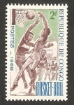 Stamps Republic of the Congo -  baloncesto