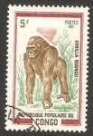 Sellos de Africa - Rep�blica del Congo -  gorila