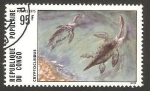 Stamps Republic of the Congo -  animal prehistórico, crytocleidus