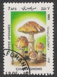 Stamps Asia - Afghanistan -  SETAS-HONGOS: 1.100.003,00-Amaníta rubéscens