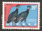 Sellos de Africa - Rep�blica del Congo -  pavos pintados