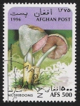 Stamps : Asia : Afghanistan :  SETAS-HONGOS: 1.100.014,00-Volvariella bombycina