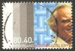 Stamps Netherlands -  Mitad de la cara de un hombre