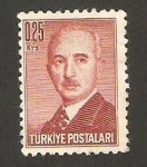 Stamps Turkey -  ismet  inonu, político