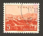 Stamps Turkey -  vista de erzurum