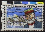 Stamps United States -  USA 1988 Scott C118 Sello Pioneros Aviación Samuel P. Langley usado Avion Michel 1977