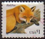 Stamps United States -  USA 1996 Scott 3036 Sello Fauna Animales Zorro Rojo Usado