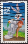 Stamps United States -  USA 1997 Scott3137 Sello Warner Bros Bugs Bunny usado 32c