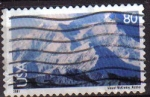 Stamps United States -  USA 2001 Michel3449 Sello Paisajes Monte Mc Kinley usado