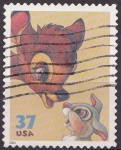 Stamps United States -  USA 2004 Scott3866 Sello Disney Bambi y Tambor usado