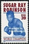 Stamps United States -  USA 2006 Michel 4020 Sello Nuevo Boxeo Waler Smith Jr. Sugar Ray Robinson Campeón Mundo