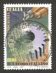 Stamps Italy -  el trabajo en Italia, la industria