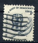 Stamps : America : United_States :  Tintero y pluma