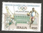 Sellos de Europa - Italia -  centº de los juegos olímpicos de atlanta 1996