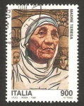 Sellos de Europa - Italia -  madre teresa