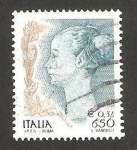 Stamps Italy -  la mujer en el arte