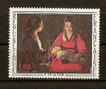 Stamps France -  Cuadro de G. de la Tour.