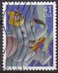 Stamps United States -  USA 2007 Sello Disney Dumbo usado 41c