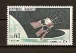 Stamps France -  Lanzamiento de satelite D1.