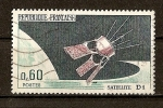 Stamps : Europe : France :  Lanzamiento de satelite D1.