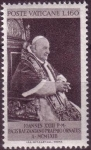 Sellos de Europa - Vaticano -  VATICANO 1963 Yvert379 Sello Nuevo Papa Juan XXIII Entrega del Premio Balzan por la Paz 160L