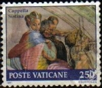 Sellos de Europa - Vaticano -  VATICANO 1991 Scott 873 Sello Pintura de la Capilla Sixtina Jacob Usado Vatican City