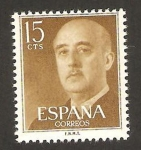 Stamps Spain -  1144 - General Franco