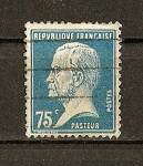 Sellos de Europa - Francia -  Efigie de Pasteur.