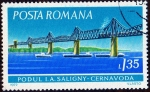 Stamps Romania -  PODUL I. A. SALIGNY - CERDANOVA