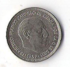 05A - FRANCISCO FRANCO CAUDILLO DE ESPA�A POR LA GRACIA DE DIOS 1957