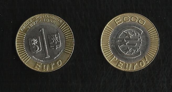 Euros en prueba / Region de Liguria./ Pontasseve.