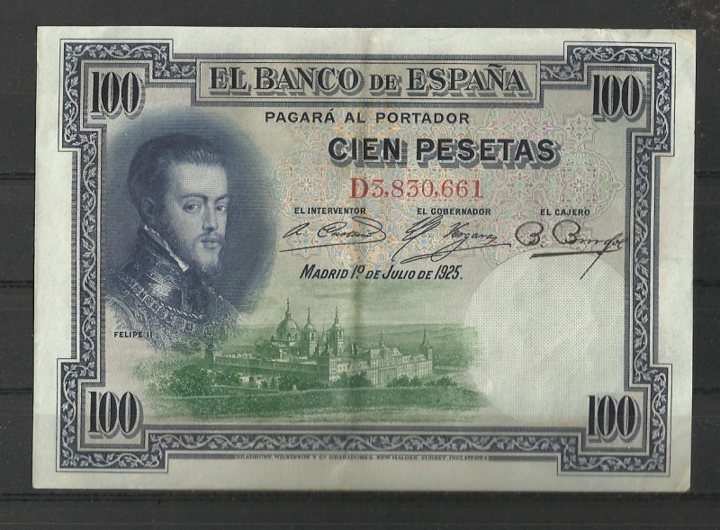 Segunda Republica/ Emision 1 julio 1925