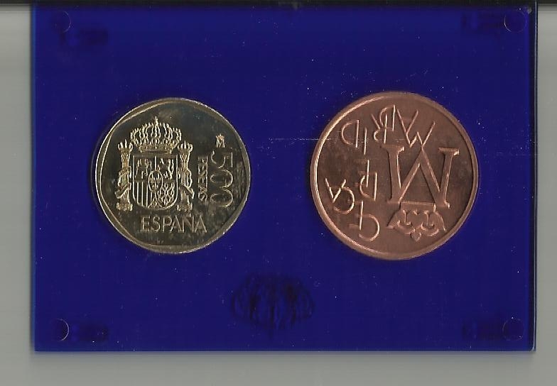 Asi nace una moneda./ Pruebas / Reverso.