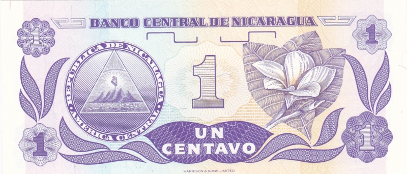 BILLETE DE NICARAGUA- Francisco Hern�ndez de C�rdoba