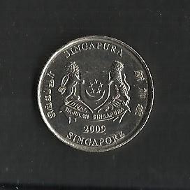 Escudo de Singapur.