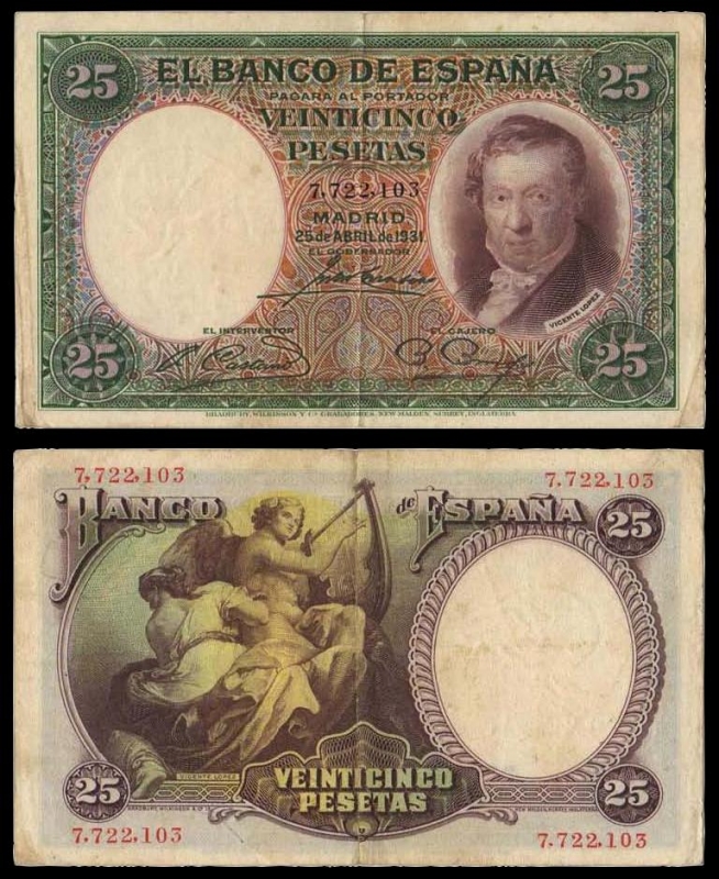 VEINTICINCO PESETAS