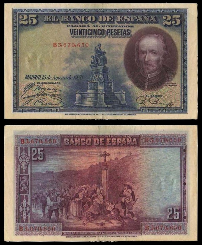 VEINTICINCO PESETAS