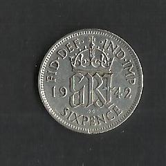 Jorge VI / reverso.